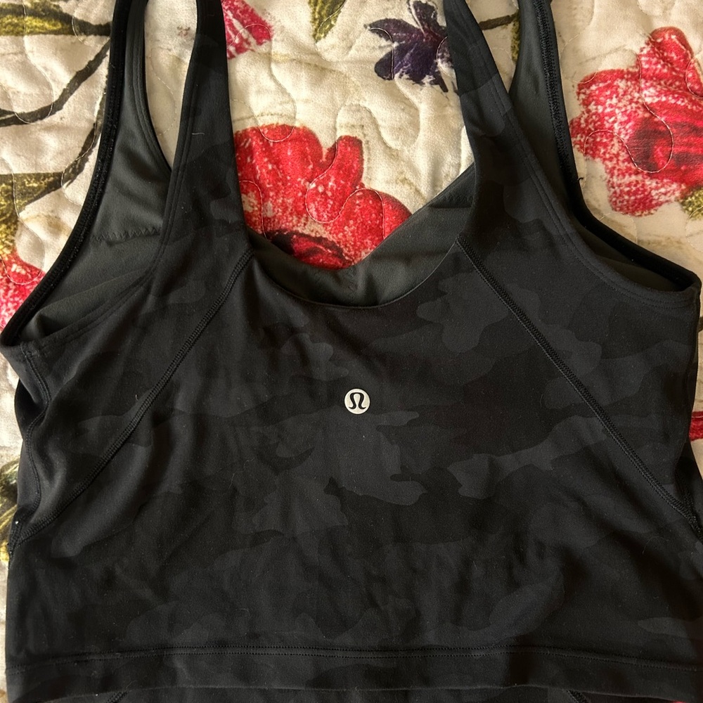 lululemon athletica Black Camo Racerback top